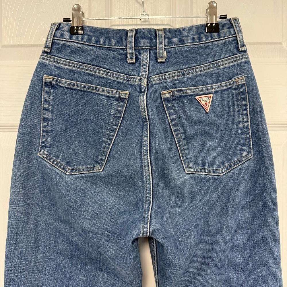 Vintage Guess High Waisted Tapered Jeans Size 29 - Picture 4 of 8